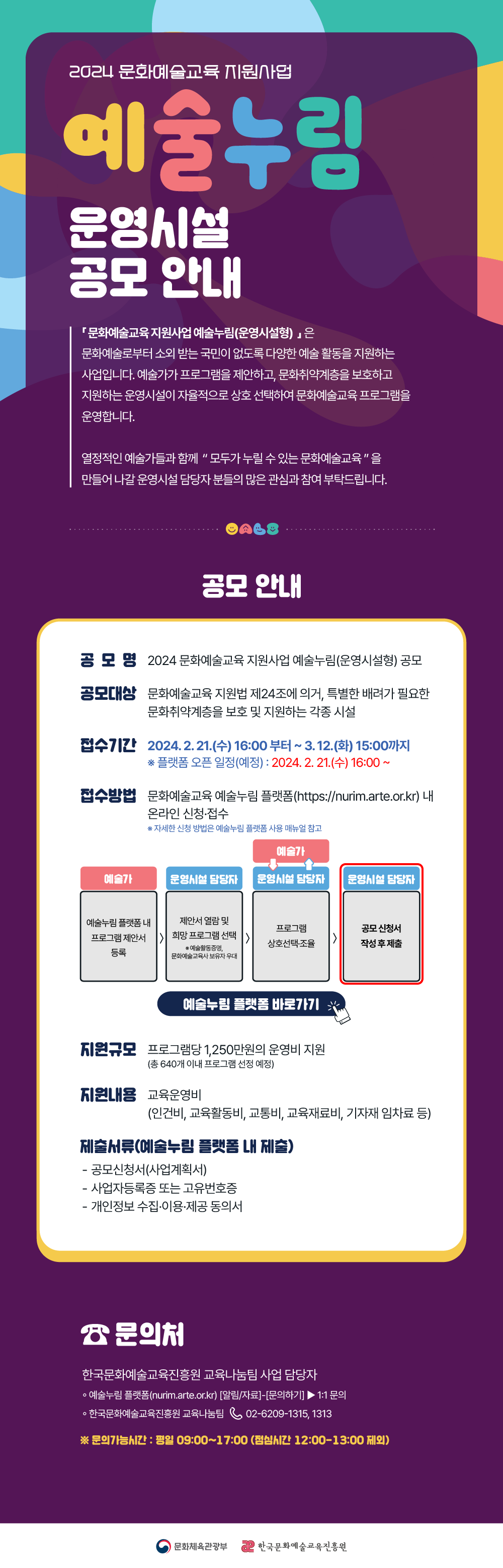 [붙임1] 예술누림(운영시설형) 웹플라이어.png