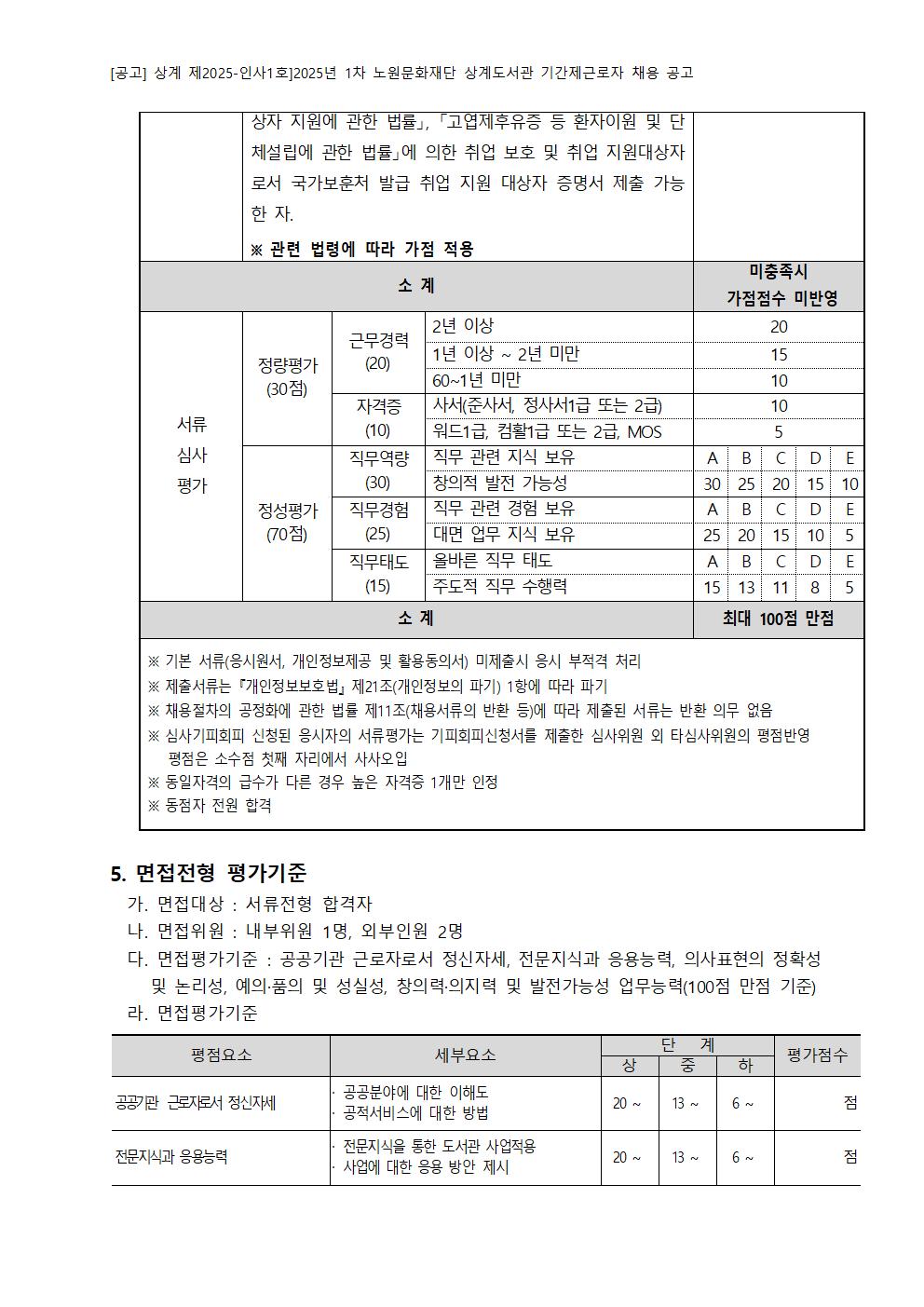 2025년 1차 노원문화재단 상계도서관 기간제근로자 채용 공고006.jpg